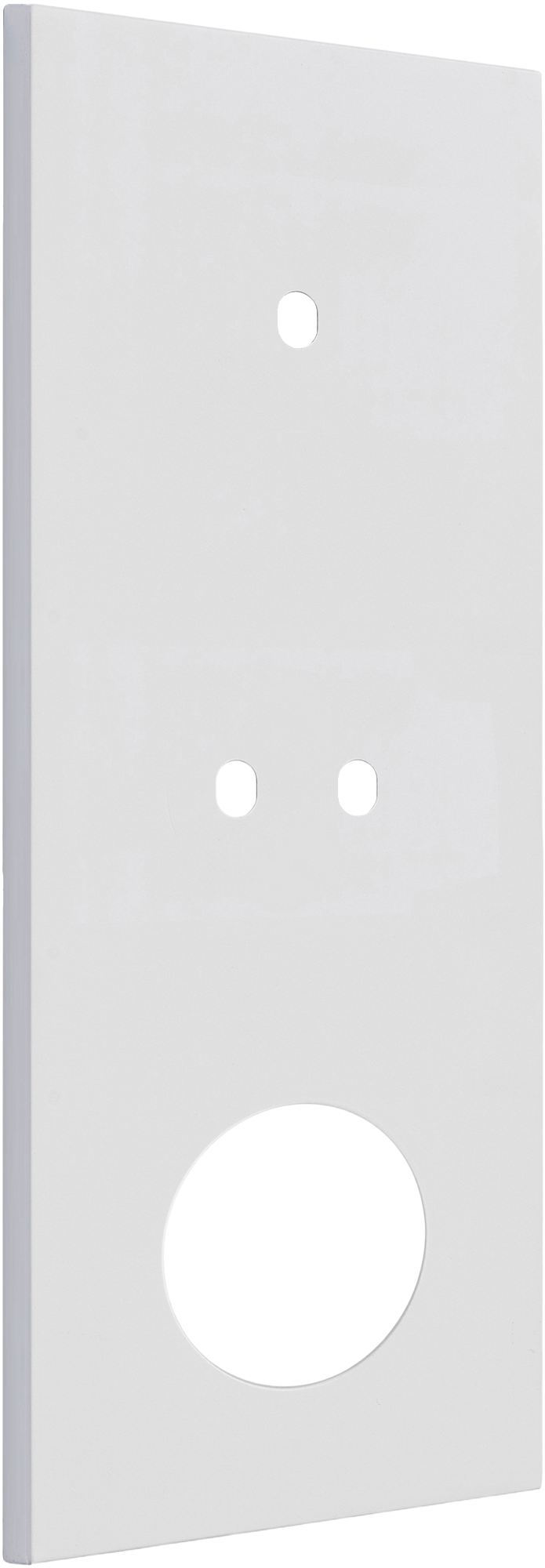 Рамка вертикальная тройная на 1+2 тумблера + розетка, тип C/D, белый, серия N96 Collect (фото 3)