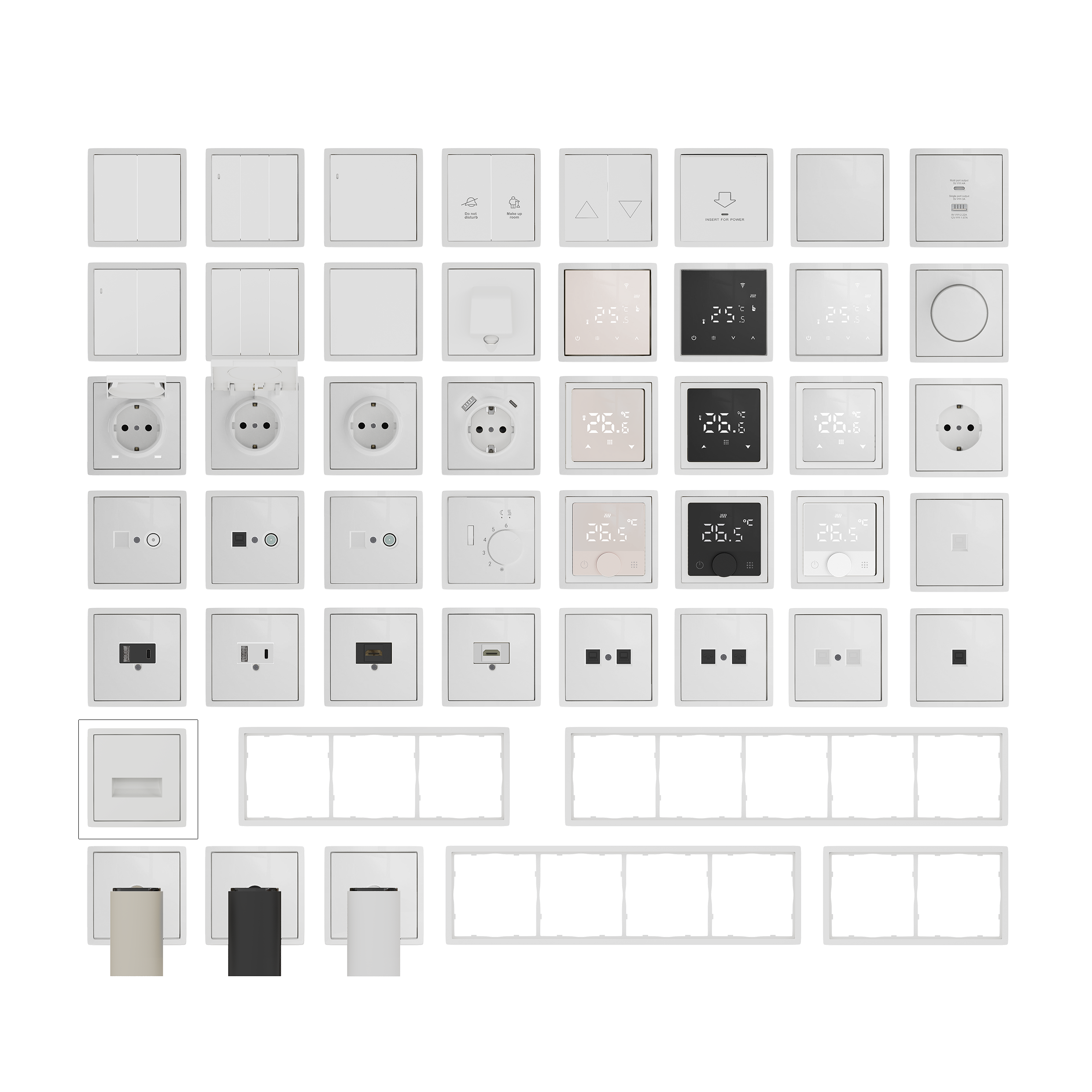 Накладка для светильника Step Light DA976Base, белый, серия R98 (фото 3)