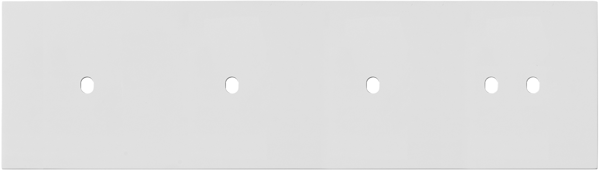 Рамка четырехместная на 1+1+1+2 тумблера, тип C/D, белый, серия N96 Superfine (фото 1)