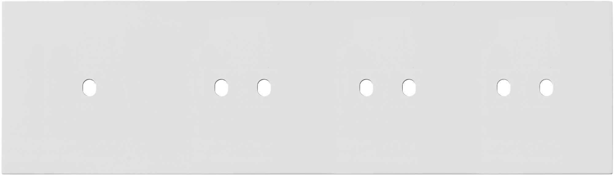 Рамка четырехместная на 1+2+2+2 тумблера, тип C/D, белый, серия N96 Superfine (фото 1)