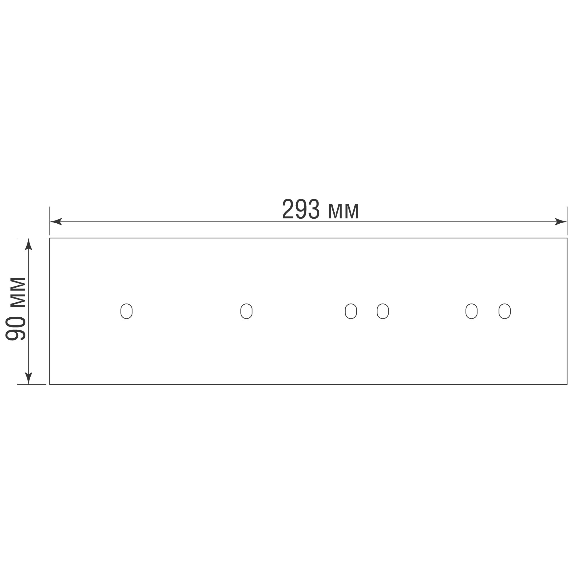 Рамка четырехместная на 1+1+2+2 тумблера, тип C/D, никель, серия N96 Superfine (фото 2)
